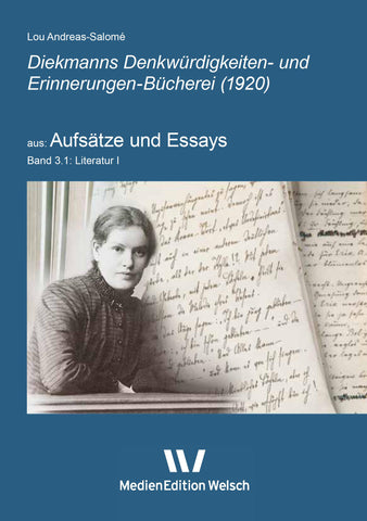 Aufsatz Band 3.1: Diekmanns Denkwürdigkeiten und Erinnerungen-Bücherei (1920)